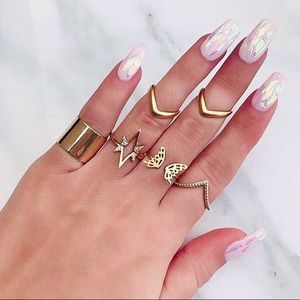 Gold Ring Set